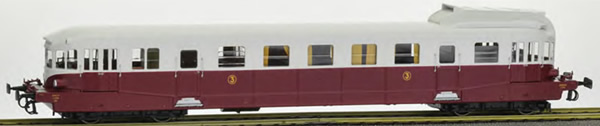 REE Modeles MB-118S - French Renault Railcar Class VH X-2326 ex-ETAT BATIGNOLLES, Ruby-Greys, Era III - DCC Sound